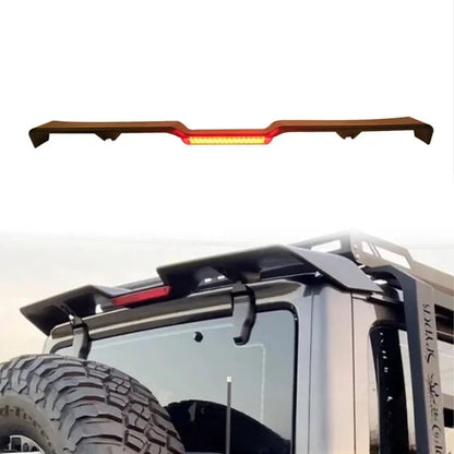Car Rear Roof Lip Spoiler Wing with Brake Light Window Right Left Cars Tail Light Hinge Covers for JEEP Wrangler JK JL 2018-2024