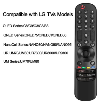 MR24GA Magic Remote Control AKB76045003 Compatibility All 2020-2024 LG Smart TVs with Voice and Pointer Function