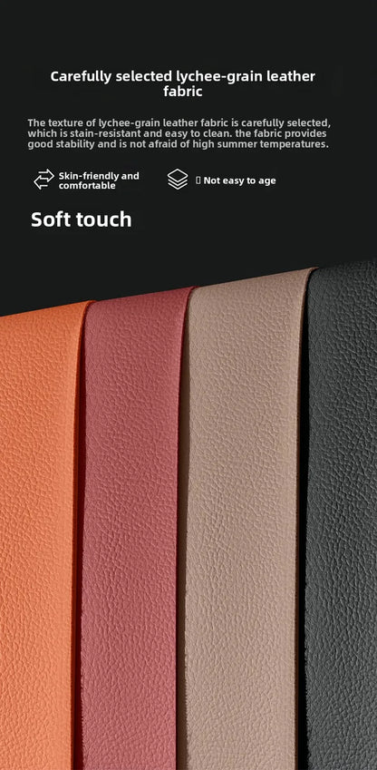 High Quality Nappa Leather Universal Car Seat Full Cover Breathable Luxury SUV Car Protection Perforated Leather Seat Full Cover