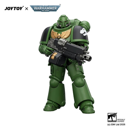 JOYTOY Warhammer 40,000 1/18 Action Figures Ultramarines Intercessor with Bolt Rifle, Bolt Pistol and Chainsword