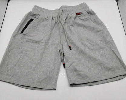 Men's Sports Shorts for All Seasons Cotton Retro Casual Stylish Street Wear Loose Athletic Shorts Zipper Pockets