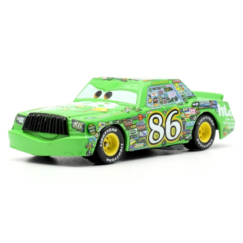 #NEW 53PCS Full-set Pixar Cars Lightning McQueen Fillmore 4-9CM 1：55 Metal Model Racing Car Toy Children's Birthday NEWYEAR Gift