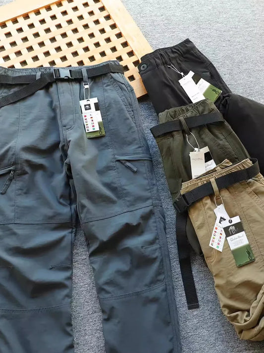Outdoor Softell Pants Men's Autumn Winter Windproof Waterproof Thiened Fce Lined Straight Leg Hiking Mountain Climbing...