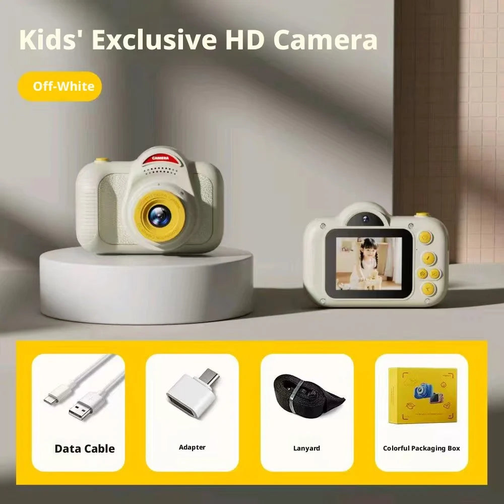 2026 New Kids Camera Cartoon Mini Digital Camera HD 1080P Video Recorder Portable Toddler Toys Birthday Gift for Boys Girls