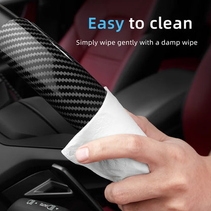 Suitable for Chery Carbon Fiber Texture Steering Wheel Cover with Segmented Quick-Release Design, Durable, for Models Such as Tiggo 2 3 4 7 8 9 Pro Max Csh Arrizo 6 Cross C5 J6 E5 Omoda 5 Gt Eq7