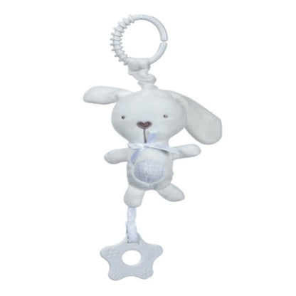 Cartoon Animal Shake Bell Pendant Plush Elephant Rabbit Cute Rattle Windchime G99C