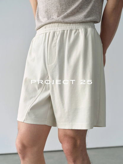 PROJECT 25 Men's 5-Point Shorts Lyocell SORONA Blend Cool Antibacterial Breathable Elastic Waist Sports Casual Summer New