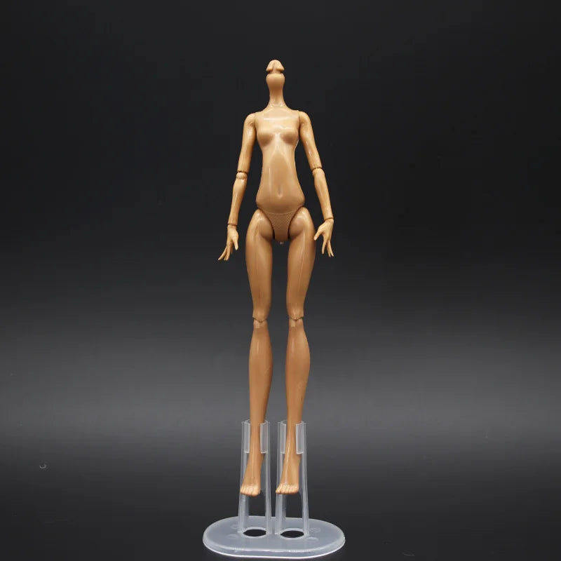 23cm Multi-Joints Movable Doll Figure Body Toy White Green Brown Blue Black Monster Doll Body to Fit Many Heads for Kids