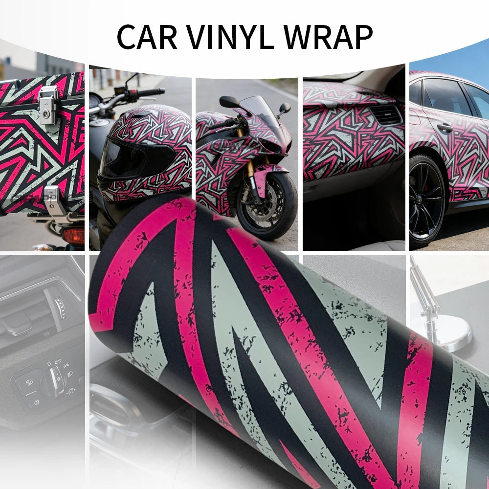 Camo Film Automotive Vinyl for Motorcycle Wrap Foil Car Decals and Graphics Vehicle Decoration Body Covering Decal Car Accessory