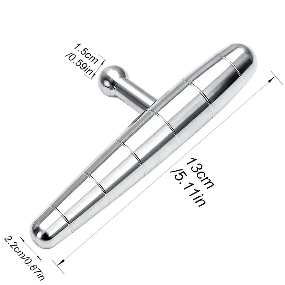 Stainless Steel Manual Deep Tissue Massage Tool, Trigger Point Massage T-Bar Full Body Massage Tool Full Body Fascial Relaxation