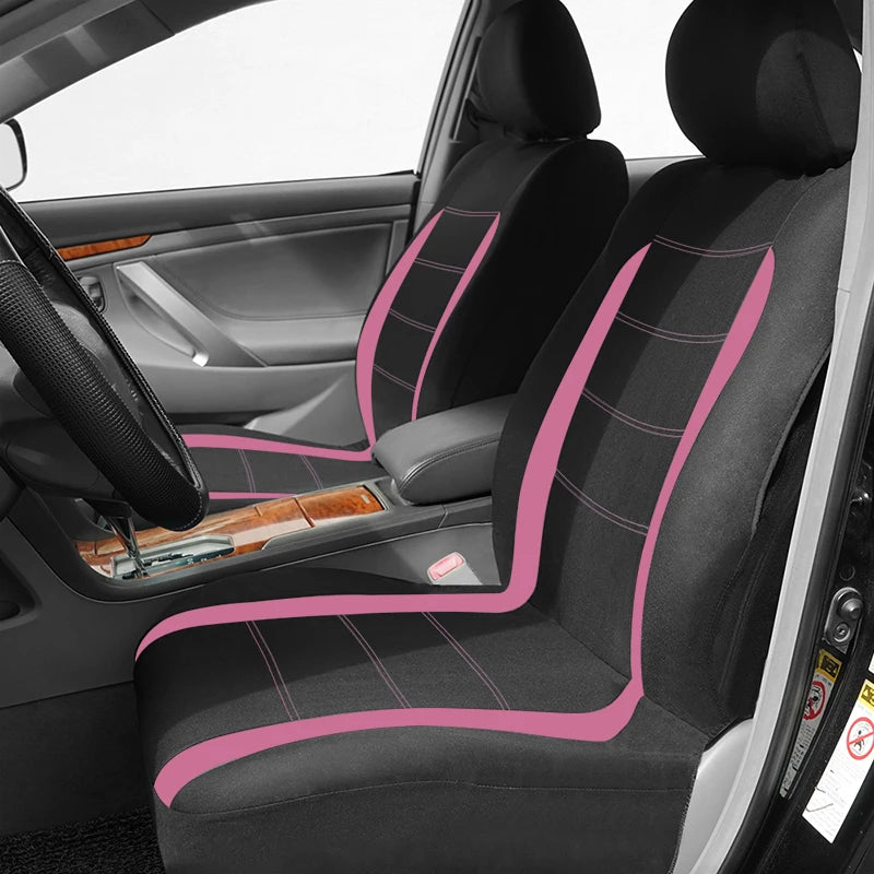 AUTOKING Universal Fabric Car Seat Covers Fit For Most Car SUV Truck Van Car Accessories Interior Seat Covers Car