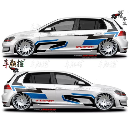Car stickers For Volkswagen Golf8 MK5 MK6 MK7 GTI POLO customized exterior design sporty fashionable decals Vinyl  Accessories