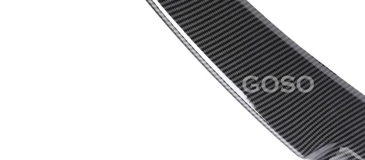 Carbon Fiber Rear Bumper Lip Trunk Wing MP M4 PSM Style Roof Spoiler Kit For BMW 3 Series F30 F31 F35 2012-2019 Gloss Black