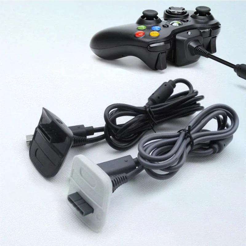 1PC 1.5m USB Charging Cable for Xbox 360 Wireless Game Controller Gamepad Joystick Power Supply Charger Gaming Accessory