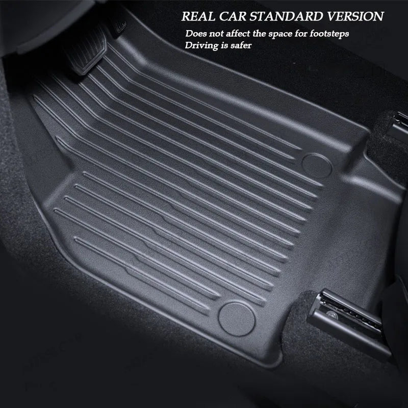 Custom TPE Car Floor Mats For Tesla Model YL Full Coverage Waterproof Anti-slip Durable All Weather Auto Foot Liners Car Interio