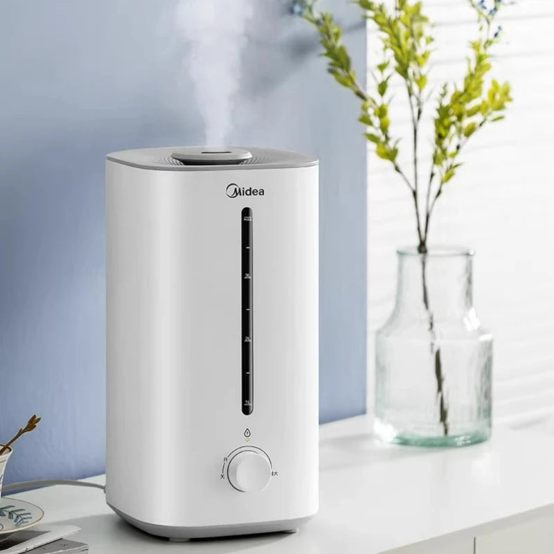 Midea Small Quiet Humidifier for Home Bedroom Baby Pregnant Women Air Conditioner Room Large Spray