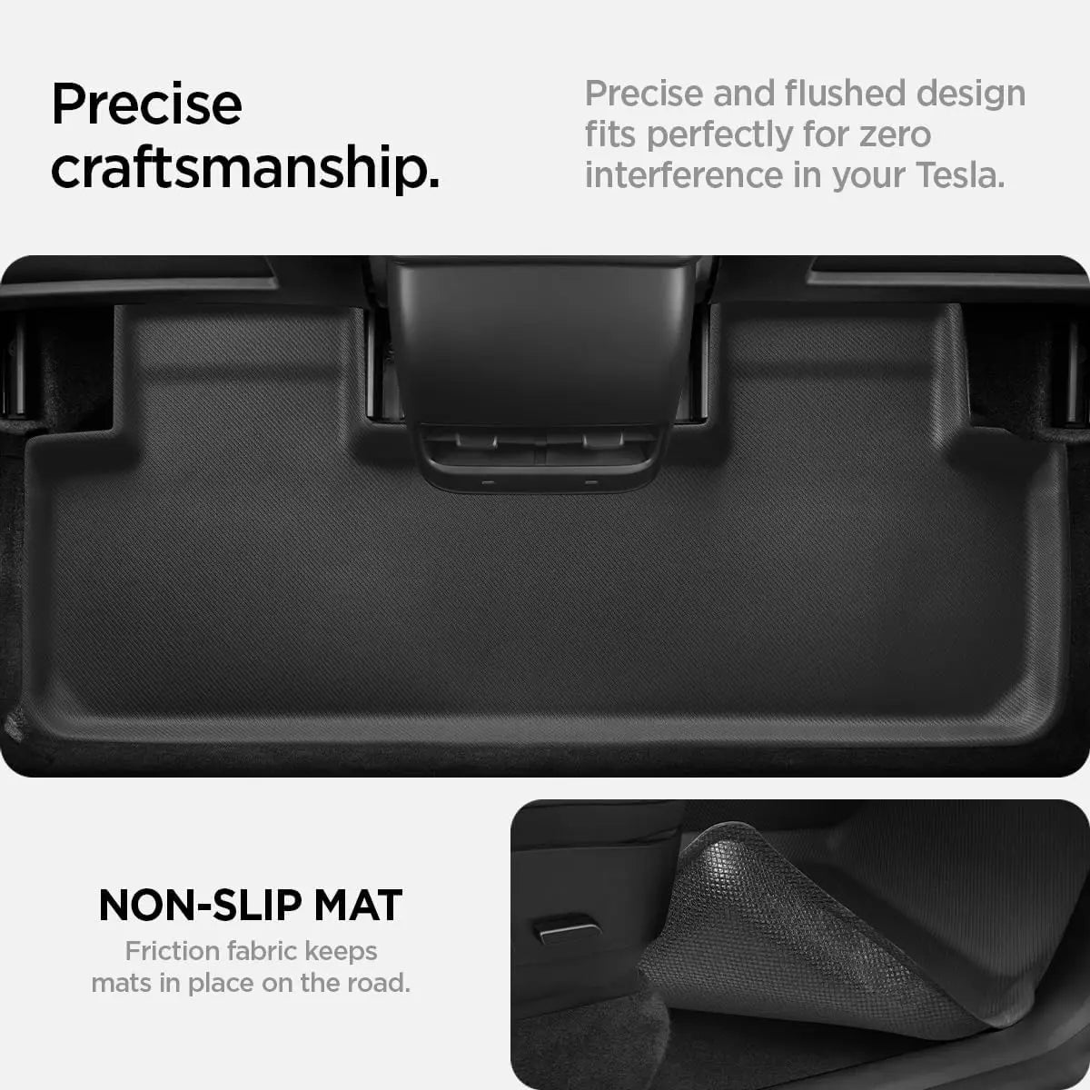 XPE Floor Mats Cargo Liner for Tesla Model Y Juniper / Launch 2025 2026 All Weather Anti Slip Waterproof Floor Liner Boot Mats