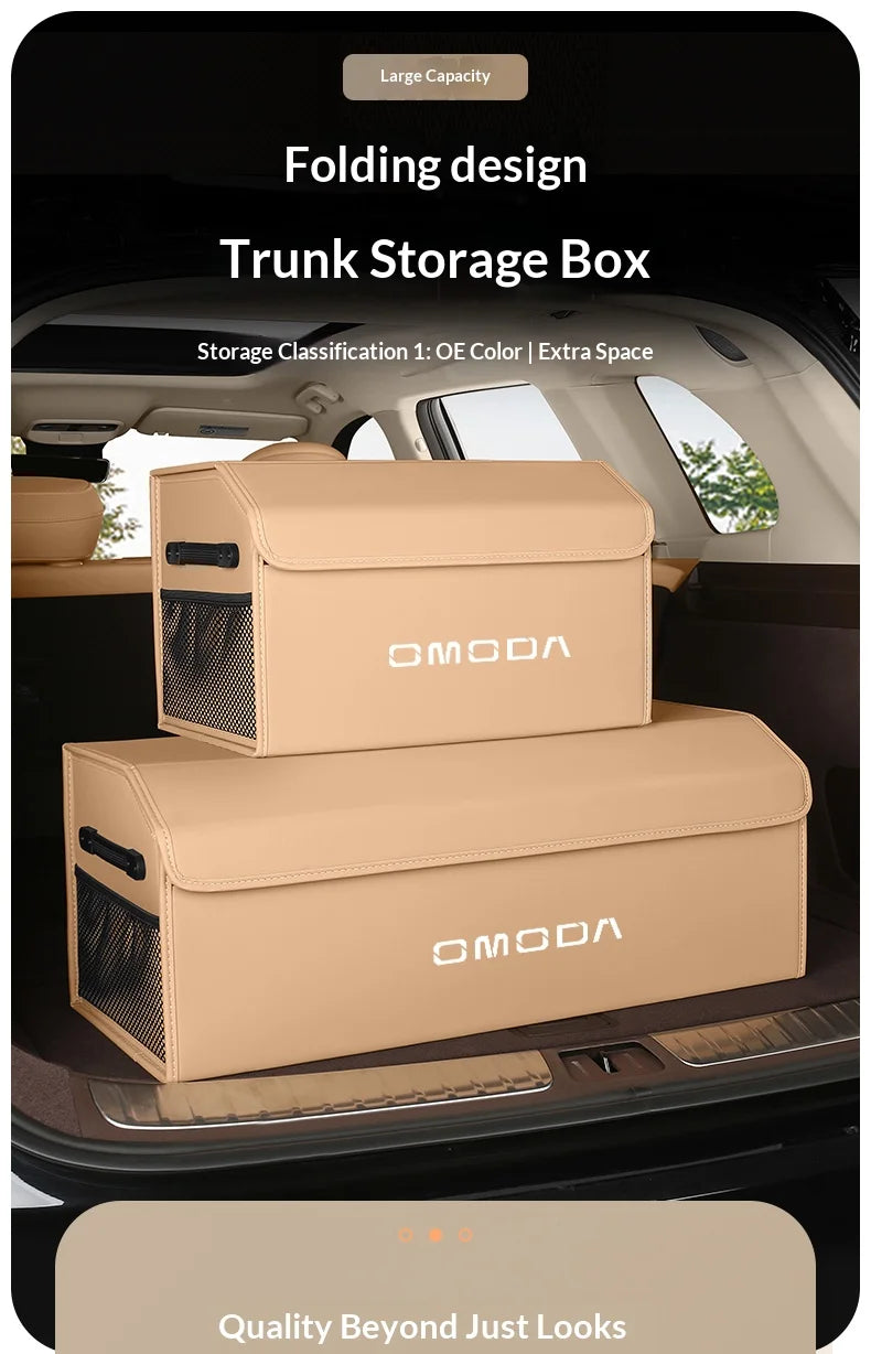 Suitable for Omoda s5 fx 9 EV PHEV C5 E5 C9 7 8plus car trunk storage box folding storage box large capacity storage box