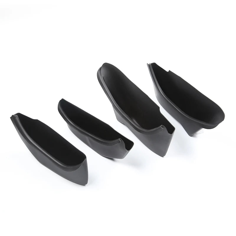 For Tesla Model Y Juniper 2025 Launch 2026 Door Side Storage Box TPE Front Rear All-Inclusive Organizer Modification Accessories