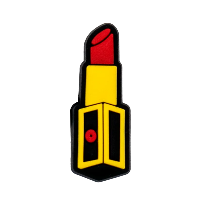 1/25PCS Red Romance & Glam Theme Shoe Charms Set DIY Decorative Pins Lips Heart Lipstick Clogs Accessories for Women Men Gifts