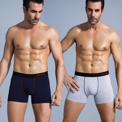 6pcs Cotton Man Boxers Brands Men's Panties Underwear Gift Male Slip Underpants Sexy Square Boxershorts Homme Trunks Shorts