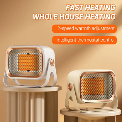 New 1200W Portable Wall-mounted Low Energy Electric Heater Room Office Home Desktop Air PTC Heater Fan