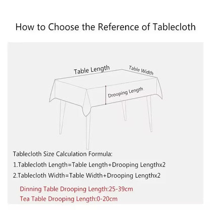 Alphabet Nordic Hebrew Letters Kids Table Cloth Picnic Terrace Restaurant Holiday Party Washable Stain-Proof Polyester