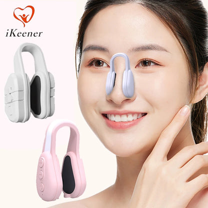 Newly Upgraded EMS Nose Shaper Sculpting Massager Clip Silicone Pulse Technology Lift-Up High Bridge Beauty Nose Tool