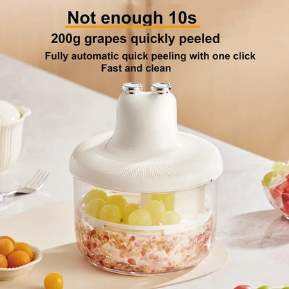 Electric Commercial Grape Peeling Machine Auto Small Fruit Peeling Tool Peeler Multipurpose Garlic Tomatoes Peeler Machine