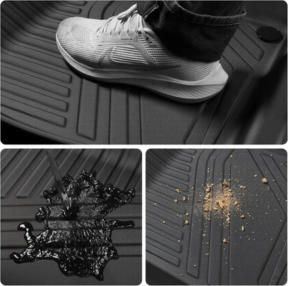 For BYD Shark Shark 6 2025 2024 RHD TPE Full Cover Floor Mats With Door Sill Protector, Floor Liners Cargo Liner Protection