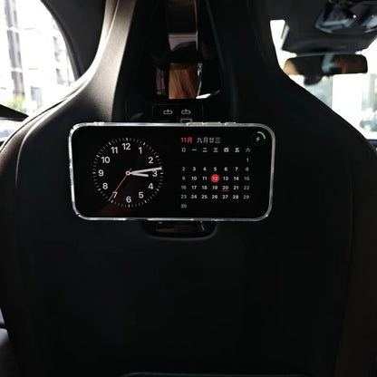 For BMW X7 X6 X5 X3 I5 I7 IX 2023 2024 2025 Car Wireless Charger Seat Pad Phone Magnetic LED Holder Stand Trim Accessories