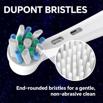 Cross Clean Brush Heads Compatible with Oral B iO 2 3 4 5 6 7 7G 8 9 10 Electric Toothbrush,  Cross Replacement Toothbrush Head