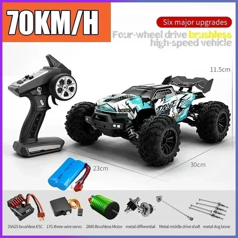 SCY 16101PRO, 16102PRO, 16103PRO 4WD 1:16RC Brushless High-speed Remote Control Car, 70 Kilometers Per Hour, Toy Racing Car Gift