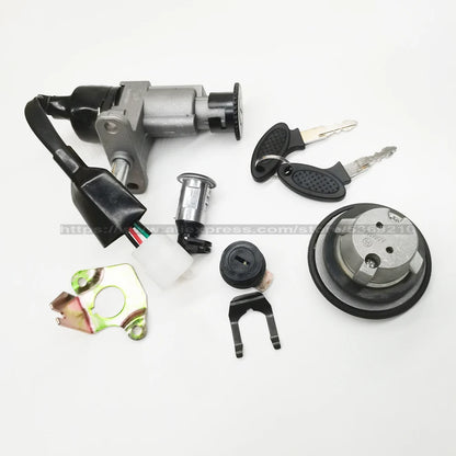 Ignition Key Switch Lock For GY6 50CC 125CC Moped Scooter Quad ATV Go Kart Kymco 50 Linhai Motorcycle TS-GY50