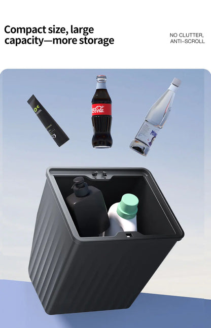 YZ For Tesla Model 3 Higland Y Juniper 2026 Rear Trash Can Storage Box With Cover Car Speical Organizer Umbrella Box Accessories