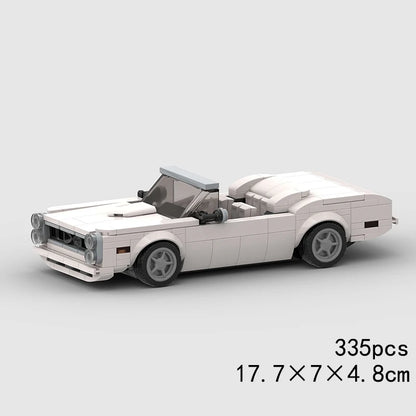 MOC Speed Sports Super Race Car Model Building Blocks Pickup Police Bricks City Racing Vehicle SUV Technical Rally Sport Toy