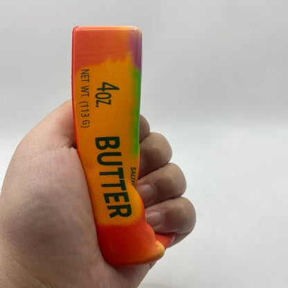 Soft Butter Stick Squeeze Slow Rise Stress Relief Toy Yellow Cheese Stick Fidget Toy Children's Squeeze Ball Birthday Gift