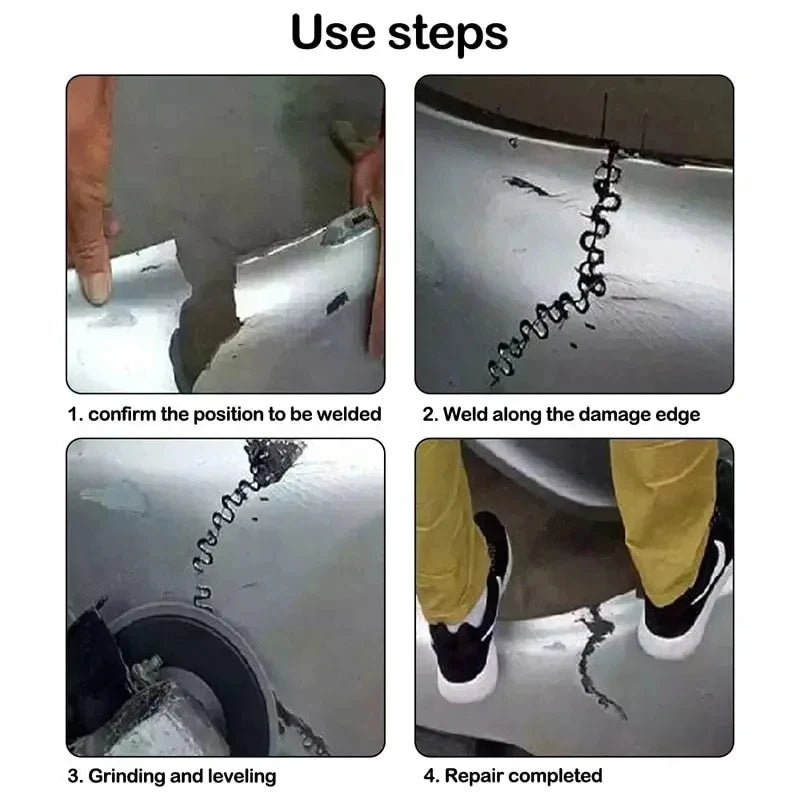 100-600Pcs Auto Plastic Repair Welding Nails Car Bumper Repair Welded Stud Precut Wave Nails Machine Welding Hot Stapler