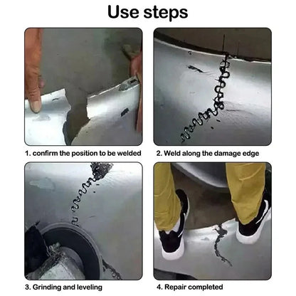 100-600Pcs Auto Plastic Repair Welding Nails Car Bumper Repair Welded Stud Precut Wave Nails Machine Welding Hot Stapler