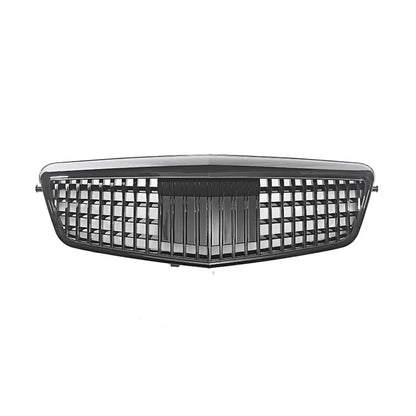 XVIP Chrome Black Diamonds Style Front Racing Grille For Mercedes Benz E-Class W212 E250 E300 E350 E500 2010-2013 Bumper Grilles