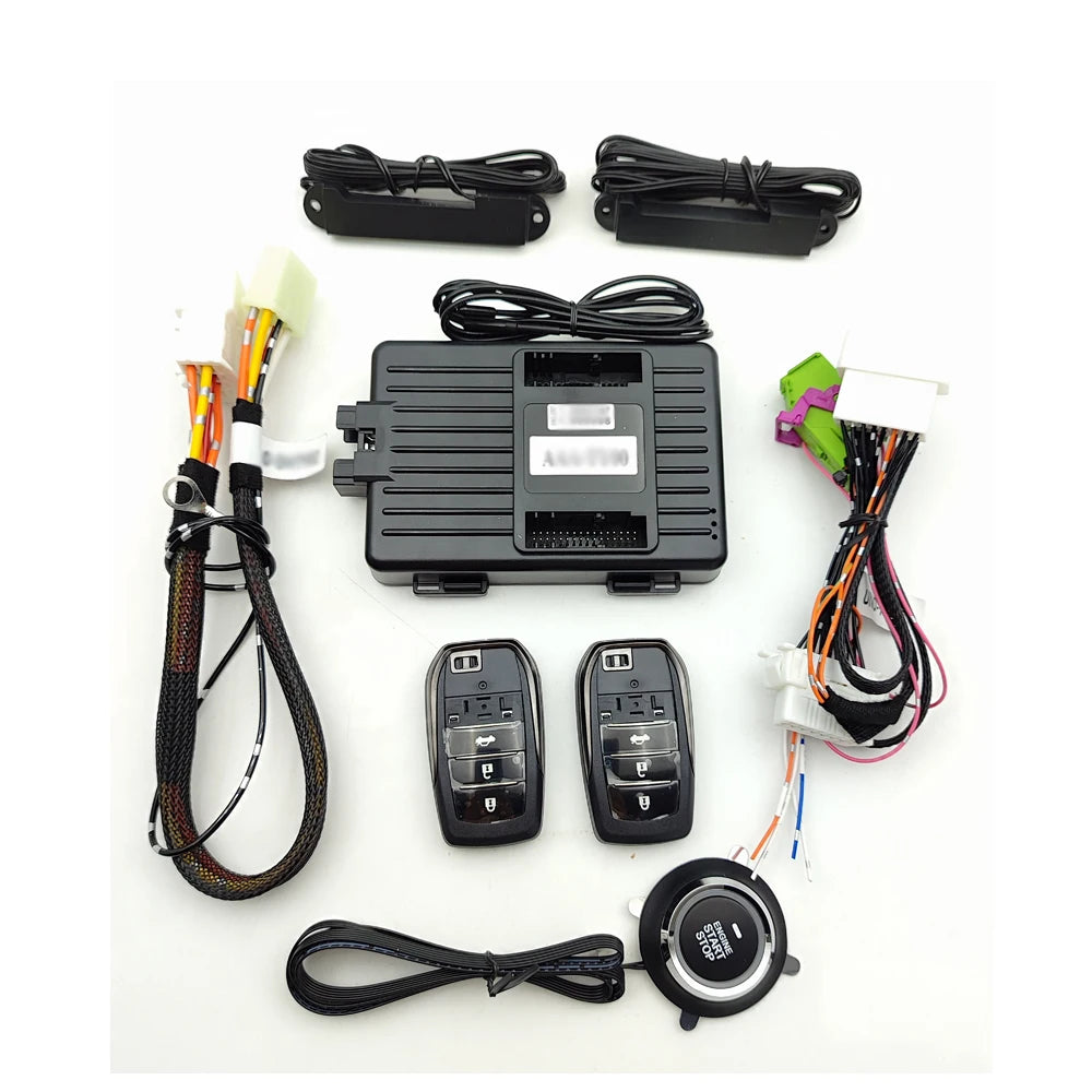 For  Highlander 2009 2010 2012 2013 Upgrade Engine Push Start Stop Remote Key Starter System And Keyless Entry Car Accessories