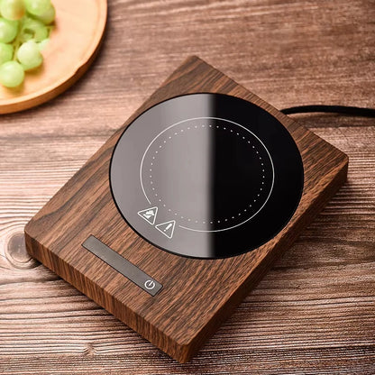 Heated Cup Mat Warmer Hot Tea Makers 5 Gear Temperature Cup 100°C Automatic Warmer Coaster Heaters Coffee Milk Tea Heating Pad
