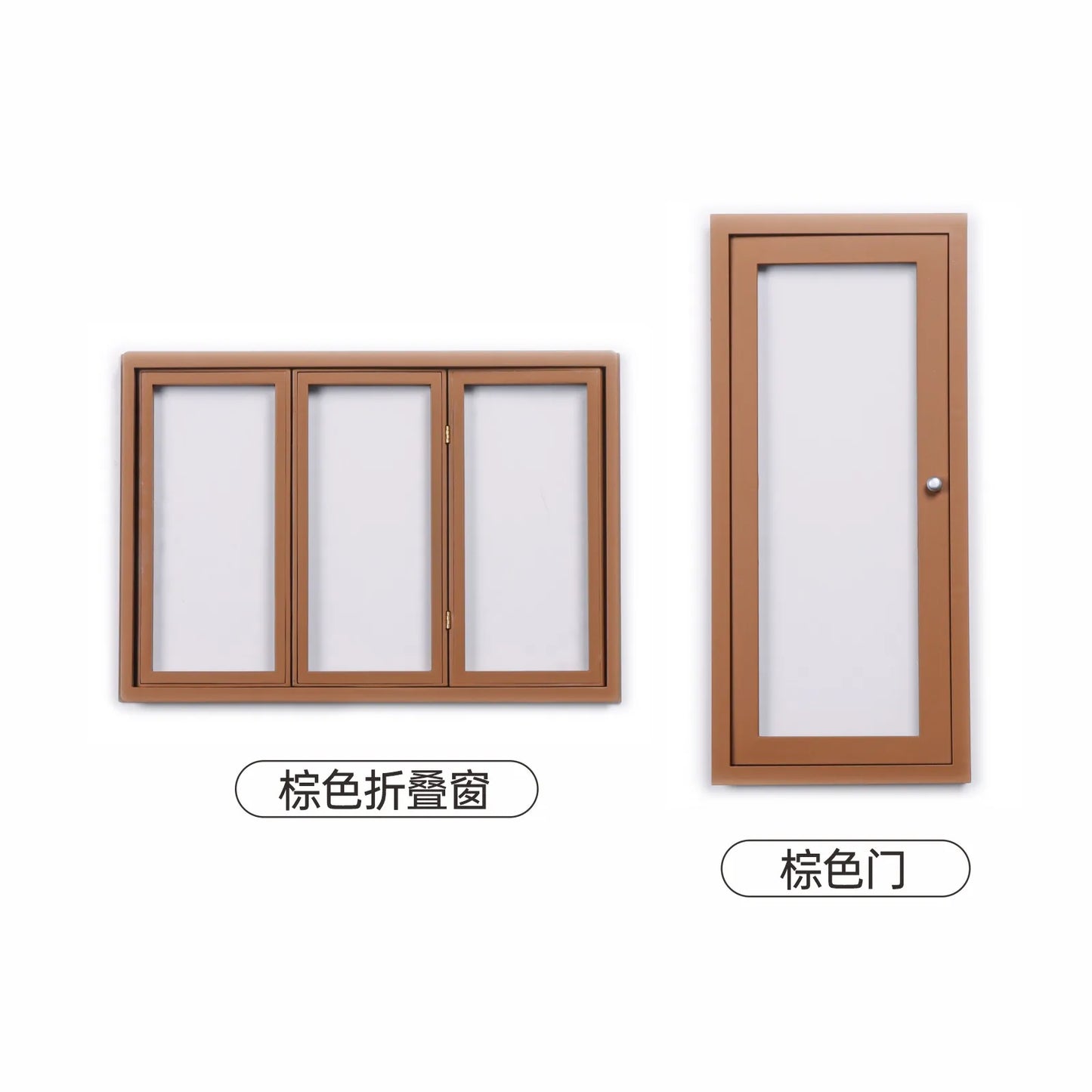 1:6 Big Doll House Model Furniture Accessories with Door Window Bjd Gsc Blyth Soldier Lol Miniatures Room Box Background Cabin