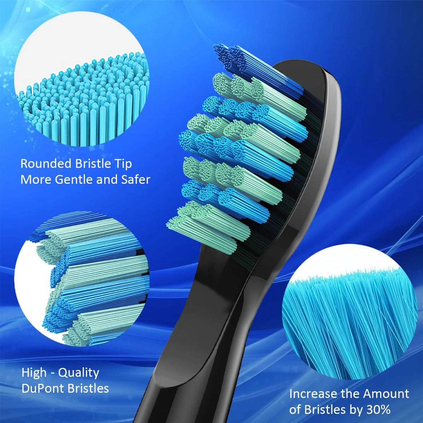 4/8/12/16 Pcs Replacement Brush Heads For Seago For Fairywill Electric Toothbrush Head Dupont Bristle Brush Refill Tooth Clean