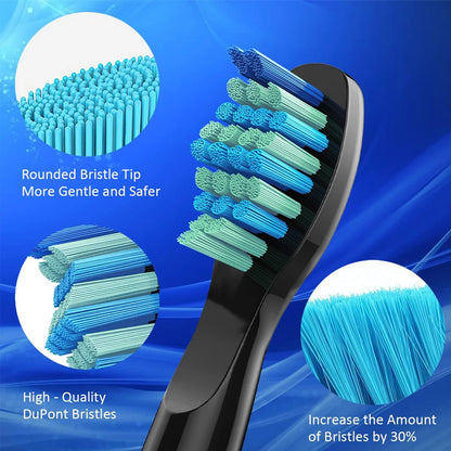 4/8/12/16 Pcs Replacement Brush Heads For Seago For Fairywill Electric Toothbrush Head Dupont Bristle Brush Refill Tooth Clean