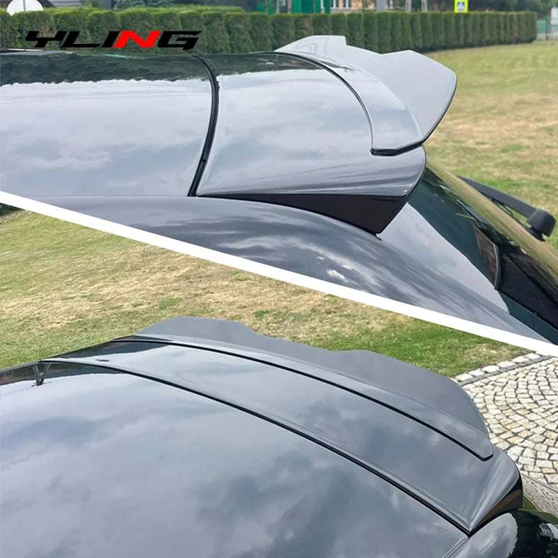 99cm Sport Universal Rear Trunk Spoiler Roof Wing Tail Trim Facelift Splitter Air Deflector Dam For 99% Hatchback Cars Tuning