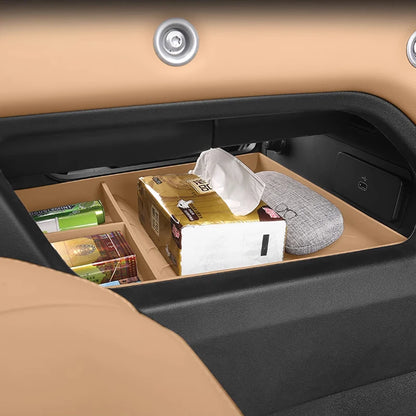 For 2020-2025 Land Rover Defender 90/110/130 Central Control Lower Storage Box Car-Specific Silicone Storage Organizer