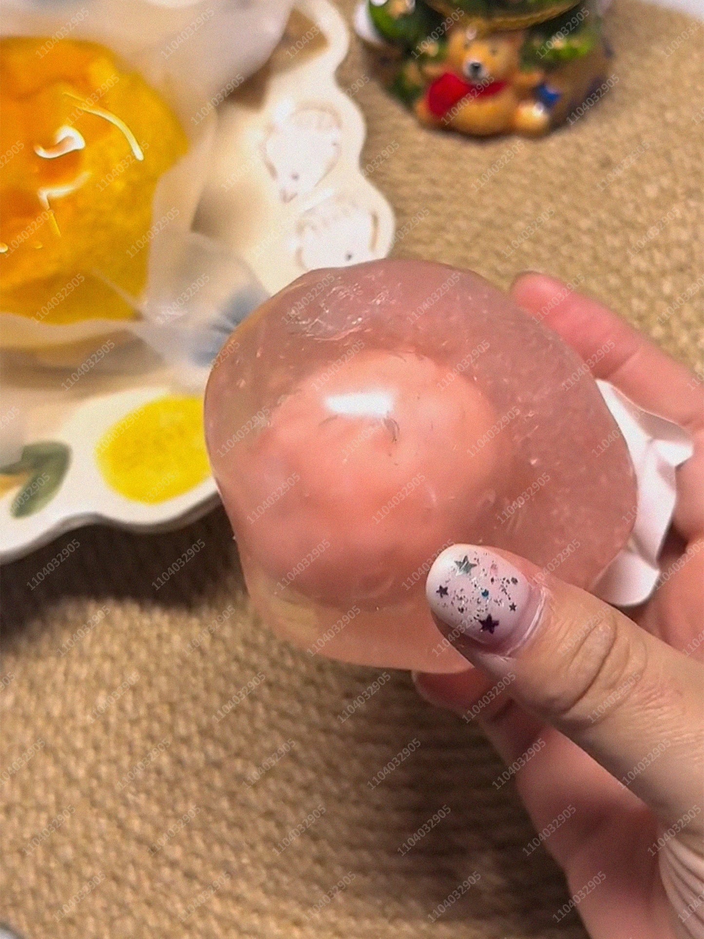 Crispy Squishy Ball Cracking Wax Crunchy Shatter Stress Ball ASMR Satisfying Pop Sound Anti Stress Relief Fidget Toys for Adults