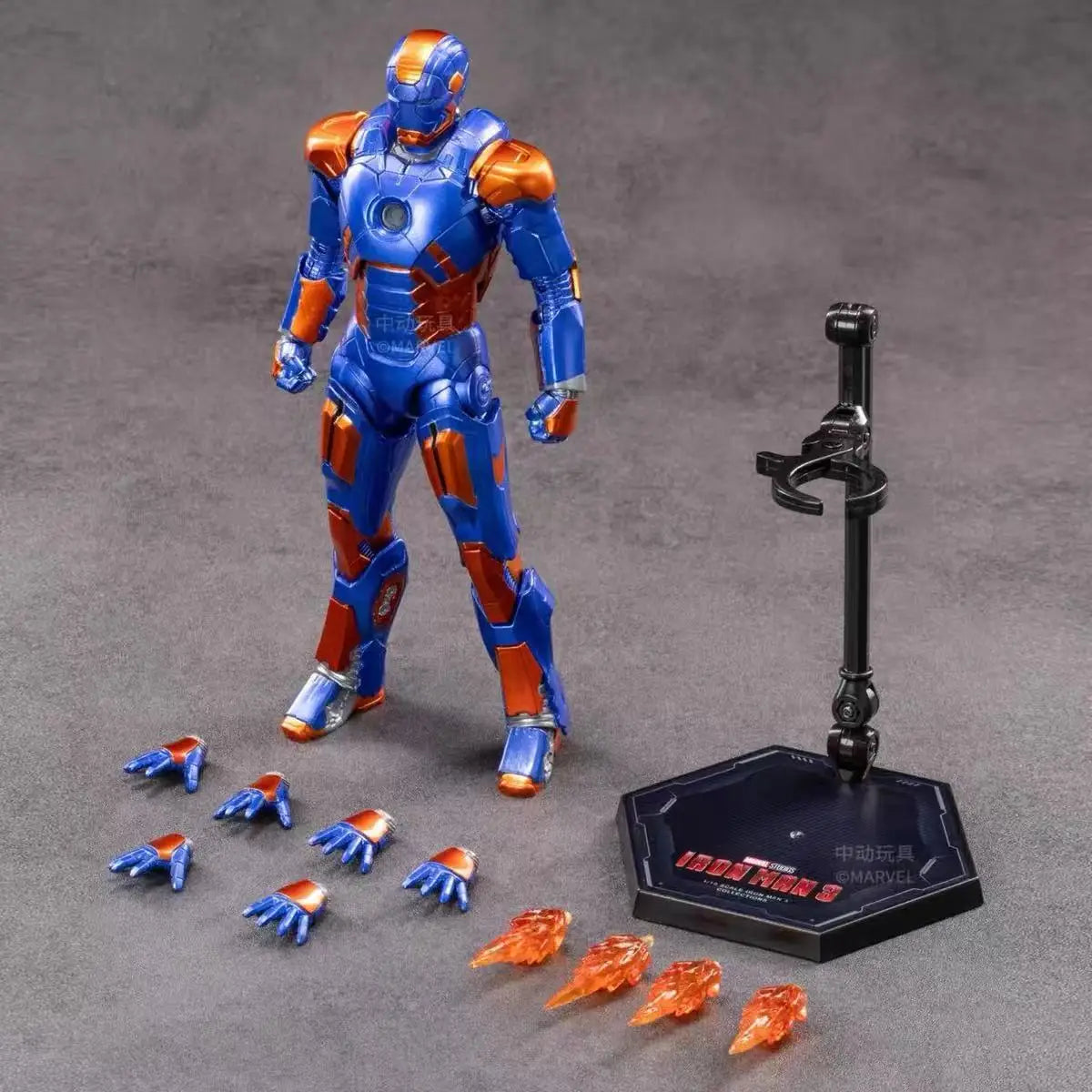 ZD Toys Iron Man Action Figures (Models: MK1-MK10,MK9, MK12, MK14, MK15, MK18, MK28, MK38, MK40, MK42, MK43,MK46 7-Inch, etc