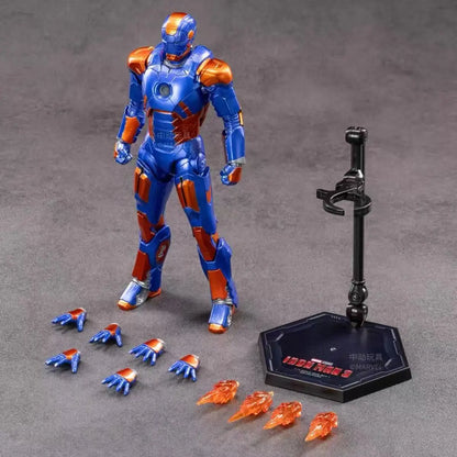 ZD Toys Iron Man Action Figures (Models: MK1-MK10,MK9, MK12, MK14, MK15, MK18, MK28, MK38, MK40, MK42, MK43,MK46 7-Inch, etc